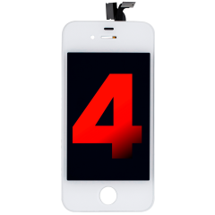 LCD Assembly Compatible For iPhone 4 (GSM) (Aftermarket Plus) (White)