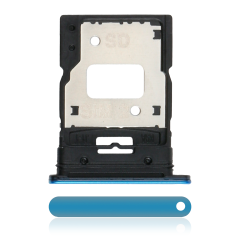 Dual Sim Card Tray Compatible For Xiaomi Mi 11 Lite (Bubblegum Blue)