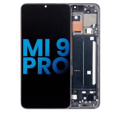 LCD Assembly With Frame For Xiaomi Mi 9 Pro (Aftermarket: Incell) (Titanium Black)