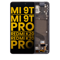 OLED Assembly With Frame Compatible For Xiaomi Mi 9T / 9T Pro / K20 / K20 Pro (Refurbished) (Carbon Black)