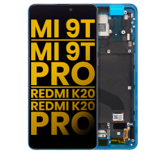 OLED Assembly With Frame Compatible For Xiaomi Mi 9T / 9T Pro / K20 / K20 Pro (Refurbished) (Glacier Blue)