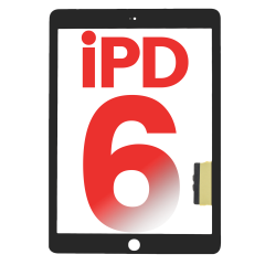 Digitizer Compatible For iPad 6 (2018) (Aftermarket Plus) (Black)