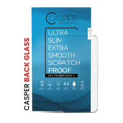 Casper Tempered Glass (Back Glass) For iPhone X / XS (10 Pack) (Clear)
