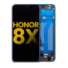 LCD Assembly With Frame Compatible For Huawei Honor 8X (Refurbished) (Blue)