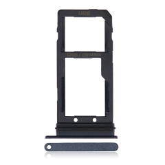 Dual Sim Card Tray Compatible For HTC U12 Plus / U11 Plus (Ceramic Black)