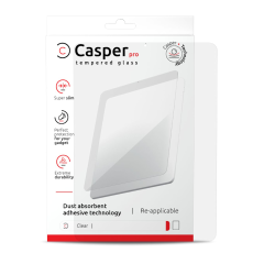 Casper Pro Tempered Glass Compatible For iPad Pro 11" 1st Gen / Pro 11" 2nd Gen / Pro 11" 3rd Gen / Pro 11" 4th 2022 / Air 4 / Air 5 (Retail Pack) (Clear)