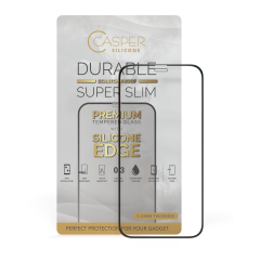 Casper Silicone Tempered Glass For iPhone 12 Mini (Retail Pack) (Clear)