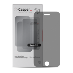 Casper Pro Tempered Glass Compatible For iPhone 6 / 6S / 7 / 8 / SE (2020) / SE (2022) (Retail Pack) (Privacy)