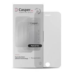 Casper Pro Tempered Glass For iPhone 6 / 6S / 7 / 8 / SE (2020) / SE (2022) (10 Pack) (Matte)