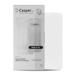 Casper Pro Tempered Glass For iPhone 12 Pro Max (10 Pack) (Clear)