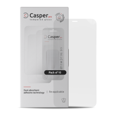 Casper Pro Tempered Glass Compatible For iPhone 12 Mini (10 Pack) (Clear)