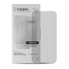 Casper Pro Tempered Glass Compatible For iPhone 14 Pro Max (10 Pack) (Matte)