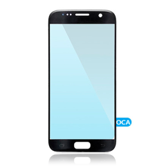 Front Glass With OCA Pre-Installed Compatible For Samsung Galaxy S6 (Black / Blue)