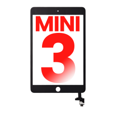 Digitizer With IC Chip For iPad Mini 3 (No Home Button Installed) (Aftermarket Plus) (Black)