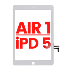 Digitizer Compatible For iPad Air 1 / iPad 5 (2017) (No Home Button Installed) (Aftermarket Plus) (White)