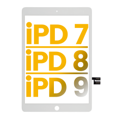 Digitizer Compatible For iPad 7 (2019) / iPad 8 (2020) / iPad 9 (2021) (Premium) (White)