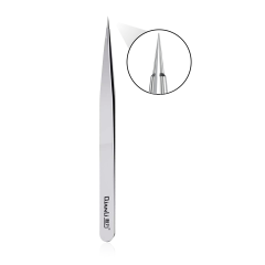 iNeeZy Handmade Non-Magnetic Stainless Tweezers (Silver - Wide) (Qianli)