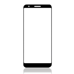 Front Glass Compatible For Google Pixel 3a (Black)