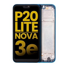 LCD Assembly With Frame For Huawei P20 Lite / Nova 3e (Refurbished) (Blue)