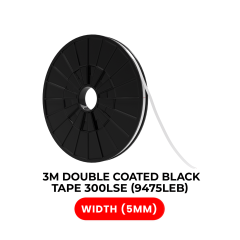 Double-Sided High Strength Polyester Tape 300LSE (5MM x 25M) (3M Model # 9475LEB)