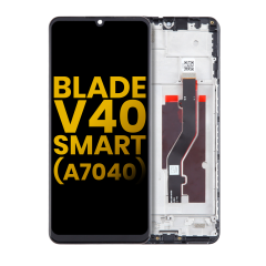 LCD Assembly With Frame For ZTE Blade V40 Smart (A7040) (Refurbished) (All Colors)