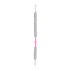 Hard Buttons (Power / Volume) Compatible For Samsung Galaxy Tab A7 Lite (T220 / T225) (Silver)