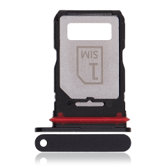 Dual Sim Card Tray Compatible For Motorola Moto Edge Plus (XT2301-1 / 2023) (Interstellar Black)