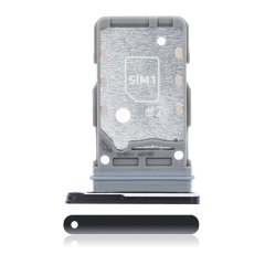 Dual Sim Card Tray For Samsung Galaxy S21 (Black)