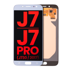 OLED Assembly Without Frame For Samsung Galaxy J7 / J7 Pro (J730 / 2017) (Aftermarket Plus)  (Blue / Gray)
