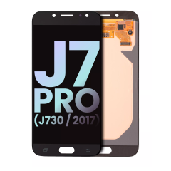 LCD Assembly Without Frame Compatible For Samsung Galaxy J7 Pro (J730 / 2017) (Service Pack) (Black)