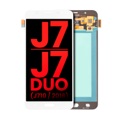 OLED Assembly Without Frame Compatible For Samsung Galaxy J7 / J7 Duo (J710 / 2016) (Aftermarket Plus) (White)
