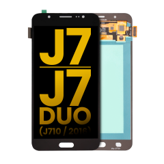 OLED Assembly Without Frame Compatible For Samsung Galaxy J7 / J7 Duo (J710 / 2016)  (Refurbished) (Black)