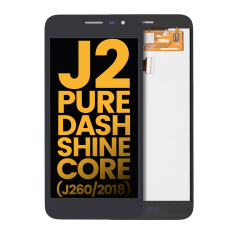 LCD Assembly Without Frame Compatible For Samsung Galaxy J2 Pure / Dash / Shine / Core (J260 / 2018) (Refurbished) (All Colors)