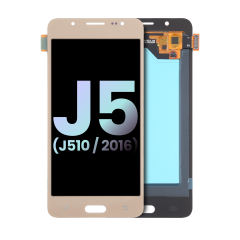 LCD Assembly Without Frame Compatible For Samsung Galaxy J5 Duos (J510 / 2016) (Service Pack) (Gold)