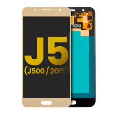 OLED Assembly Without Frame Compatible For Samsung Galaxy J5 (J500 / 2015) (Refurbished) (Gold)
