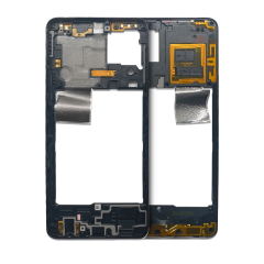 Mid-Frame Housing Compatible For Samsung Galaxy A22 4G (A225 / 2021) (Black)