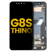 OLED Assembly With Frame Compatible For LG G8S ThinQ (Refurbished) (Mirror Black)