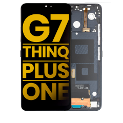 LCD Assembly With Frame Compatible For LG G7 ThinQ / G7 Plus / G7 One (Refurbished) (Black)