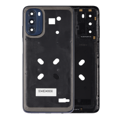 Mid-Frame Housing With Camera Lens Compatible For Motorola Moto G 5G (XT2213 / 2022) (Moonlight Gray)