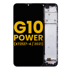 LCD Assembly With Frame Compatible For Motorola Moto G10 Power (XT2127-4 / 2021) (Refurbished) (All Colors)