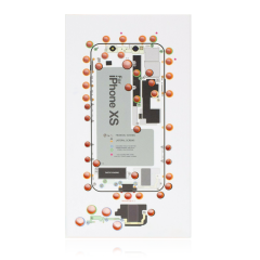 iScrews Position Mat Compatible For iPhone XS (dottorpod)