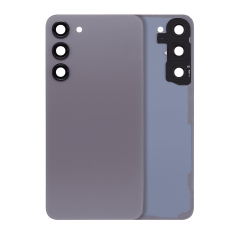 Back Cover Glass With Camera Lens For Samsung Galaxy S23 Plus 5G (No Logo) (Aftermarket Plus) (Graphite)