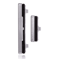 Hard Buttons (Power / Volume) For Samsung Galaxy Note 10 Plus / 5G (Aura Glow / Silver)