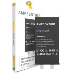 Replacement Battery Core Compatible For iPhone 15 Plus (Spot Welding Required) (AmpSentrix Core)