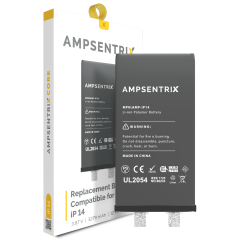 Replacement Battery Core For iPhone 14 (Spot Welding Required) (AmpSentrix Core)