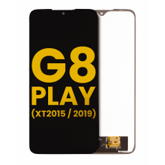 LCD Assembly Without Frame Compatible For Motorola Moto G8 Play (XT2015 / 2019) (Refurbished) (Black)