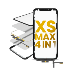 4 in 1 Short  Flex (Digitizer Touch With Glass + OCA + Frame Pre-installed) For iPhone XS Max (OCA Master)