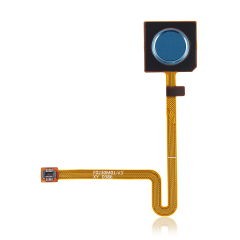 Fingerprint Reader With Flex Cable Compatible For LG Q60 (New Moroccan Blue)