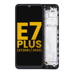LCD Assembly With Frame Compatible For Motorola Moto E7 Plus (XT2081 / 2020) (Refurbished) (All Colors)