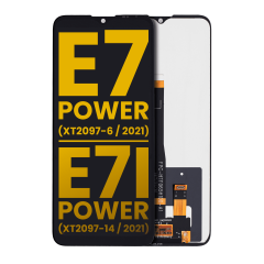 LCD Assembly Without Frame Compatible For Motorola Moto E7 Power (XT2097-6 / 2021) / Moto E7i Power (XT2097-14 / 2021) (Refurbished) (Black)